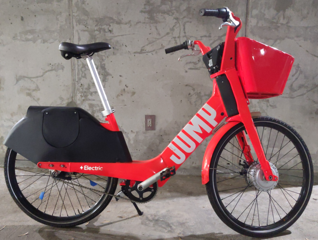 Electric store jump bike